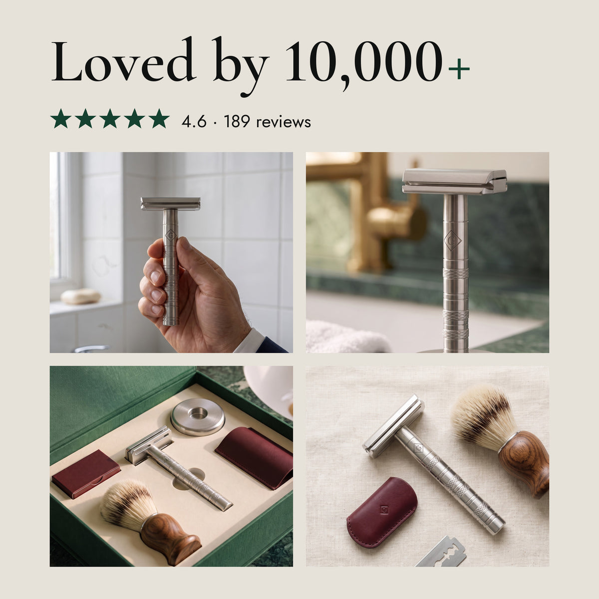 Loved by 10,000+ customers. 4.6 from 189 reviews